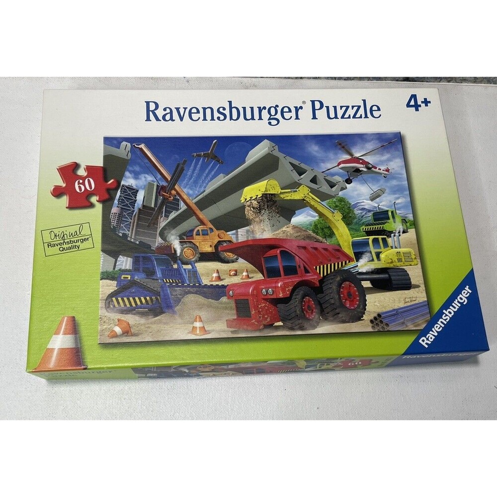Construction Crowd No 095254 Ravensburger 60 Piece Puzzle